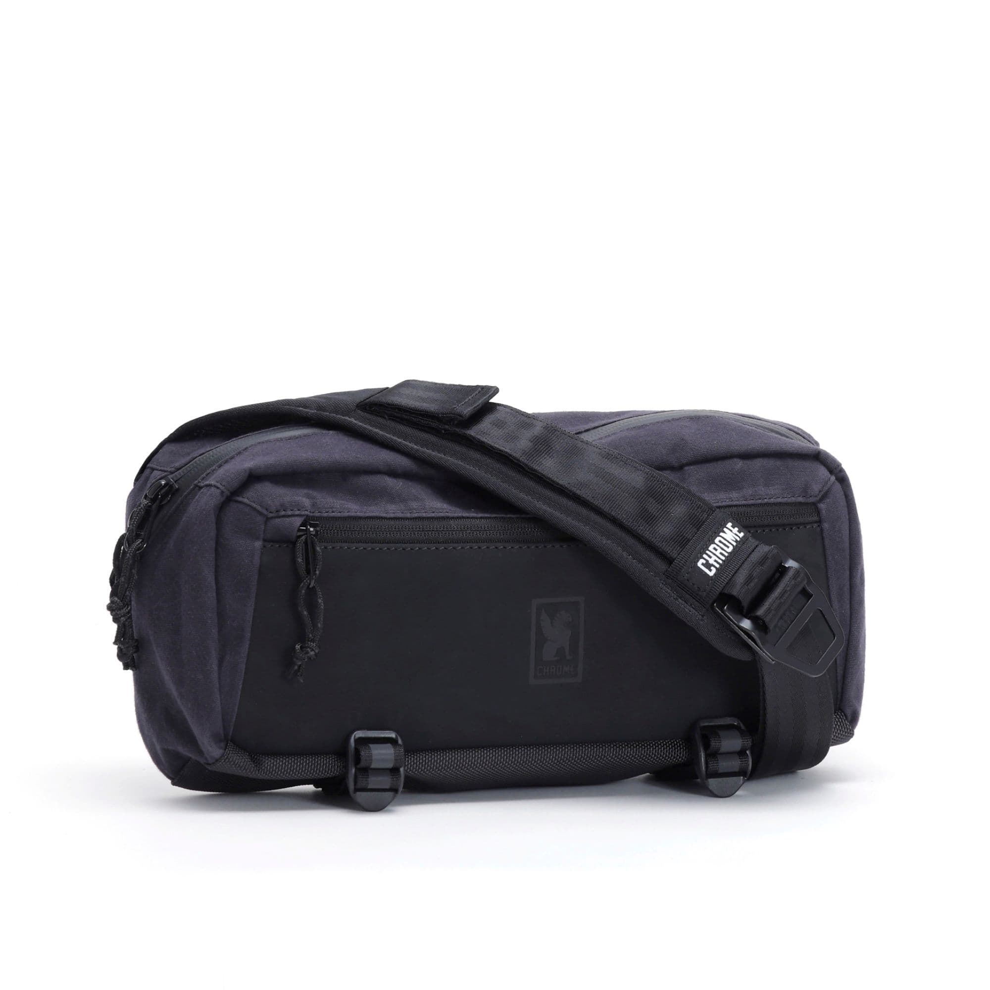 Mini Kadet in Black Canvas Leather #color_black canvas leather