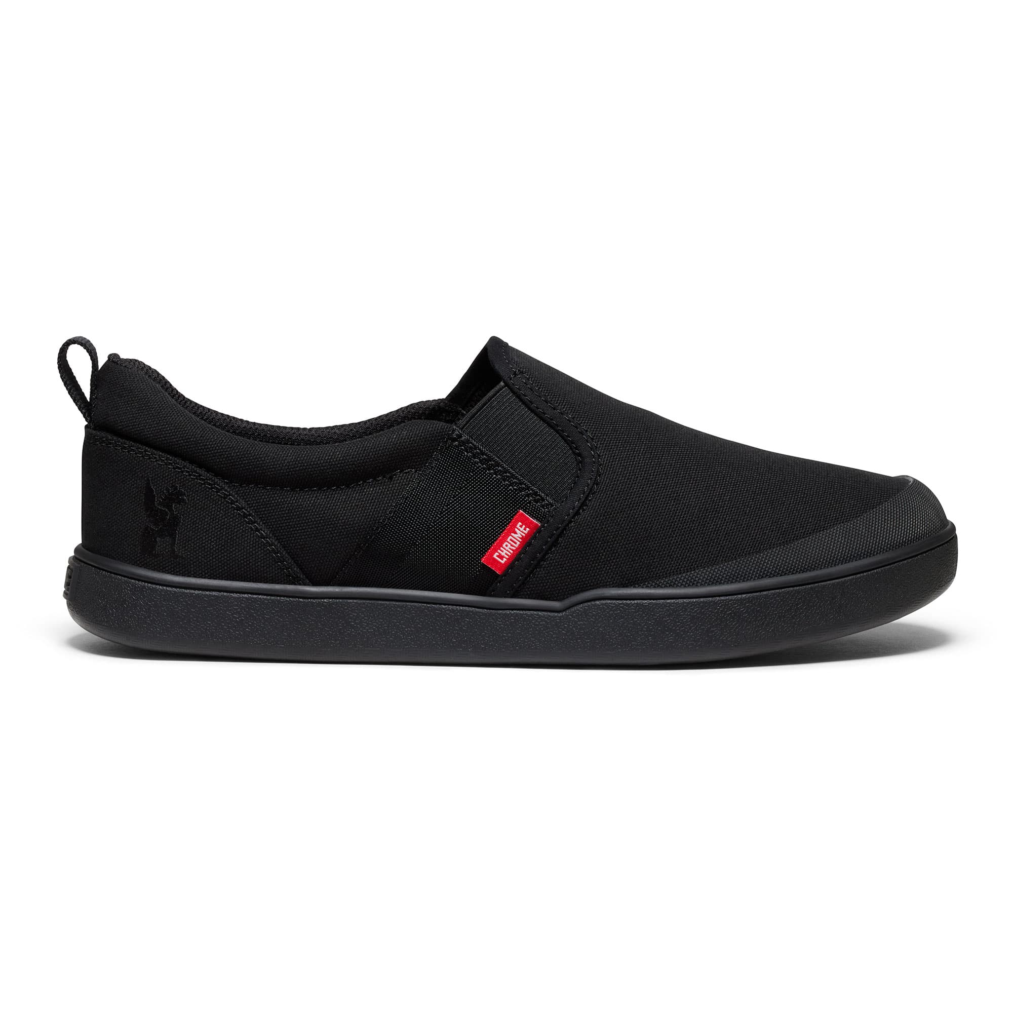 the Boyer Slip On sneaker in black #color_black