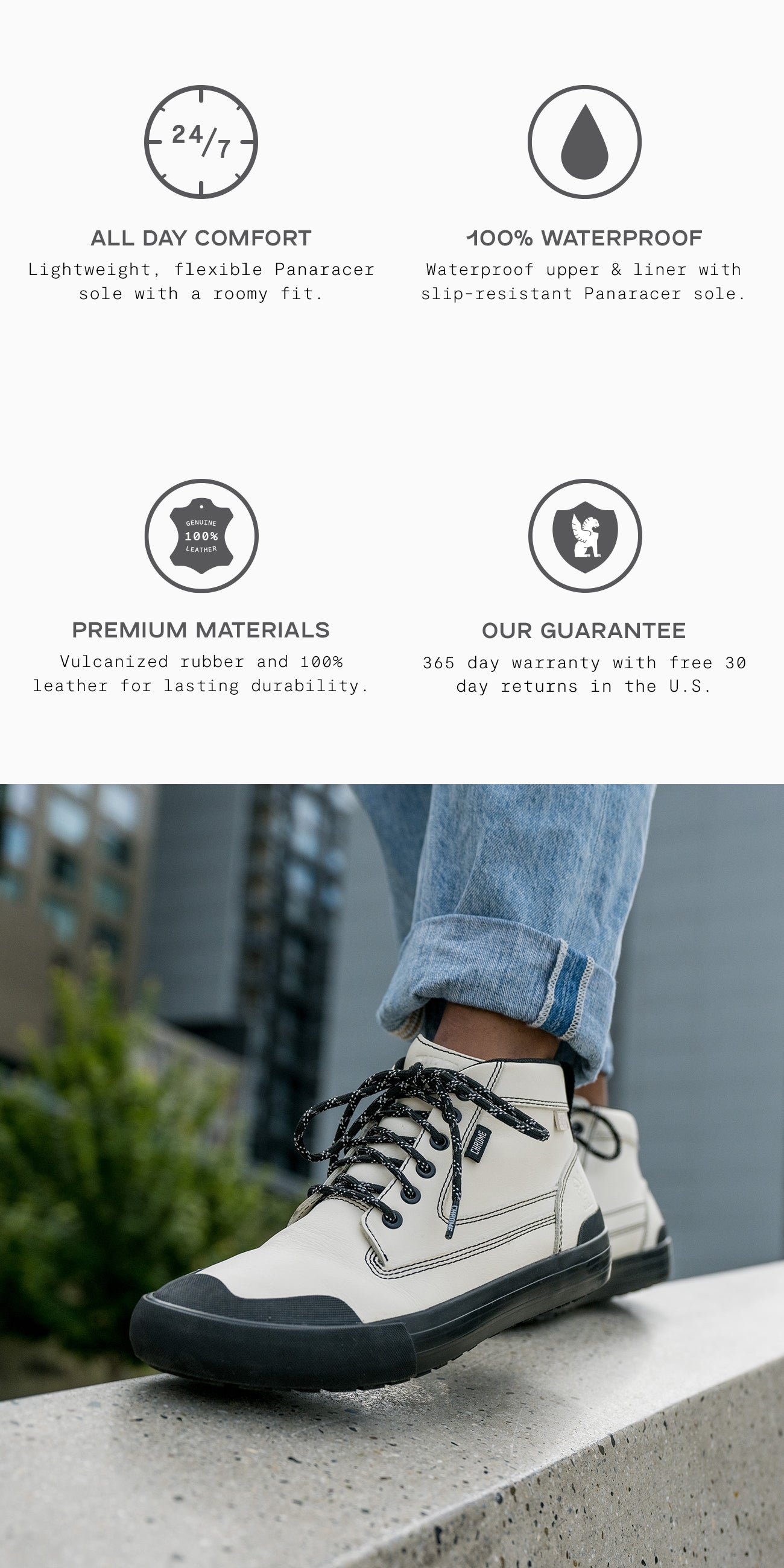 Storm 415 waterproof boot features - smaller image