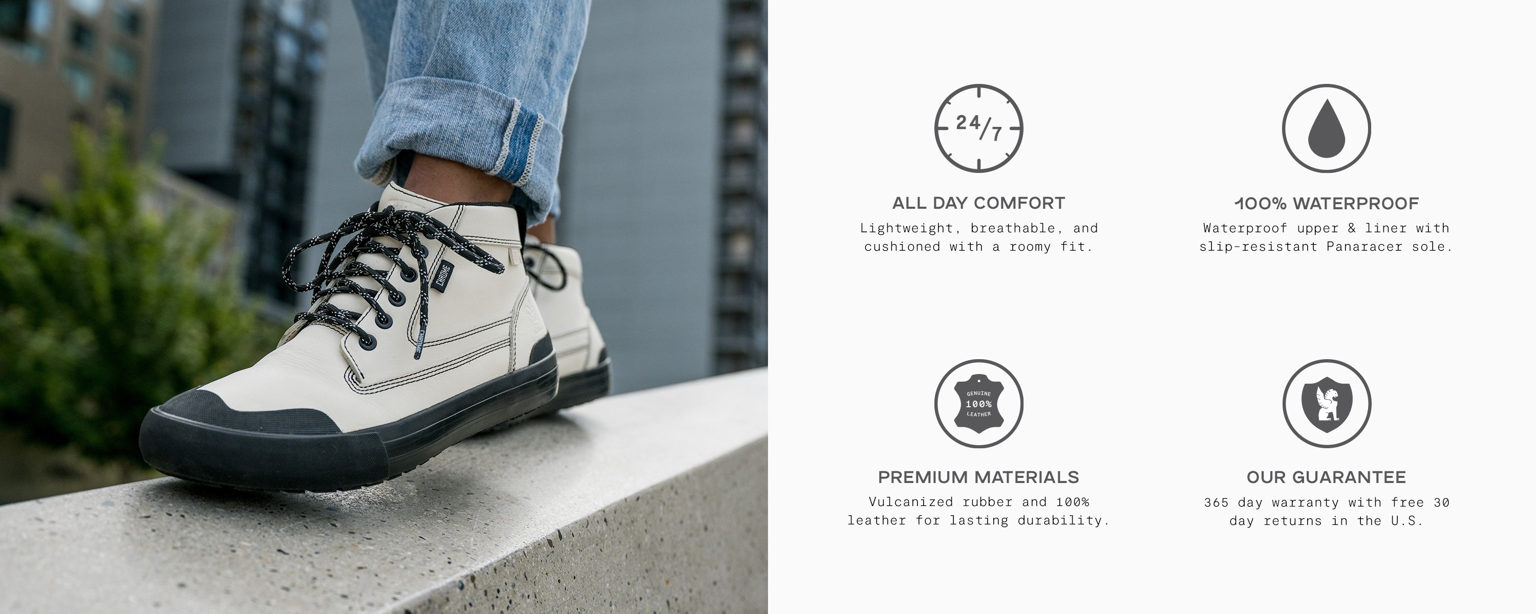 Storm 415 waterproof boot features - larger image