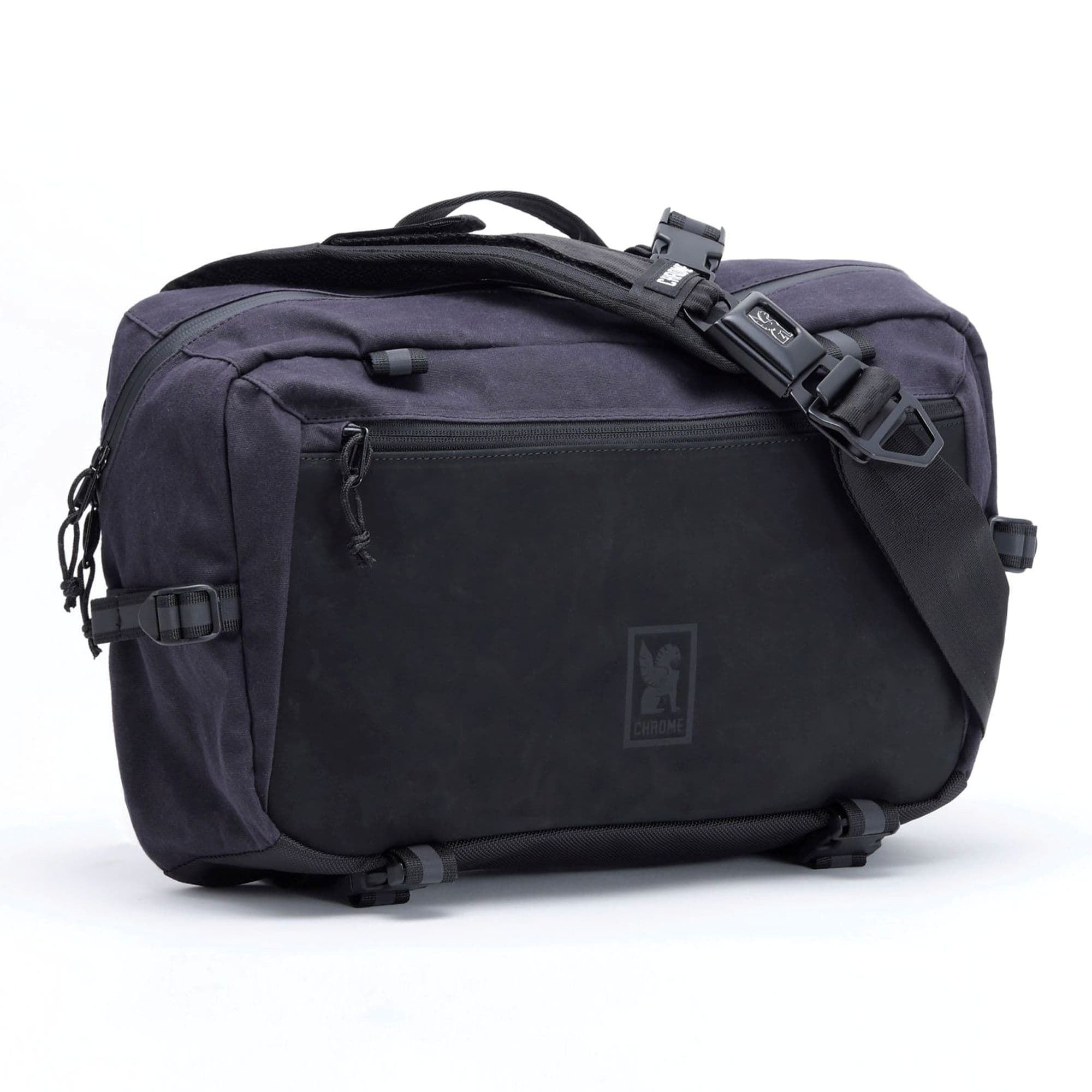 The Kadet Max in Black Canvas Leather #color_black canvas leather