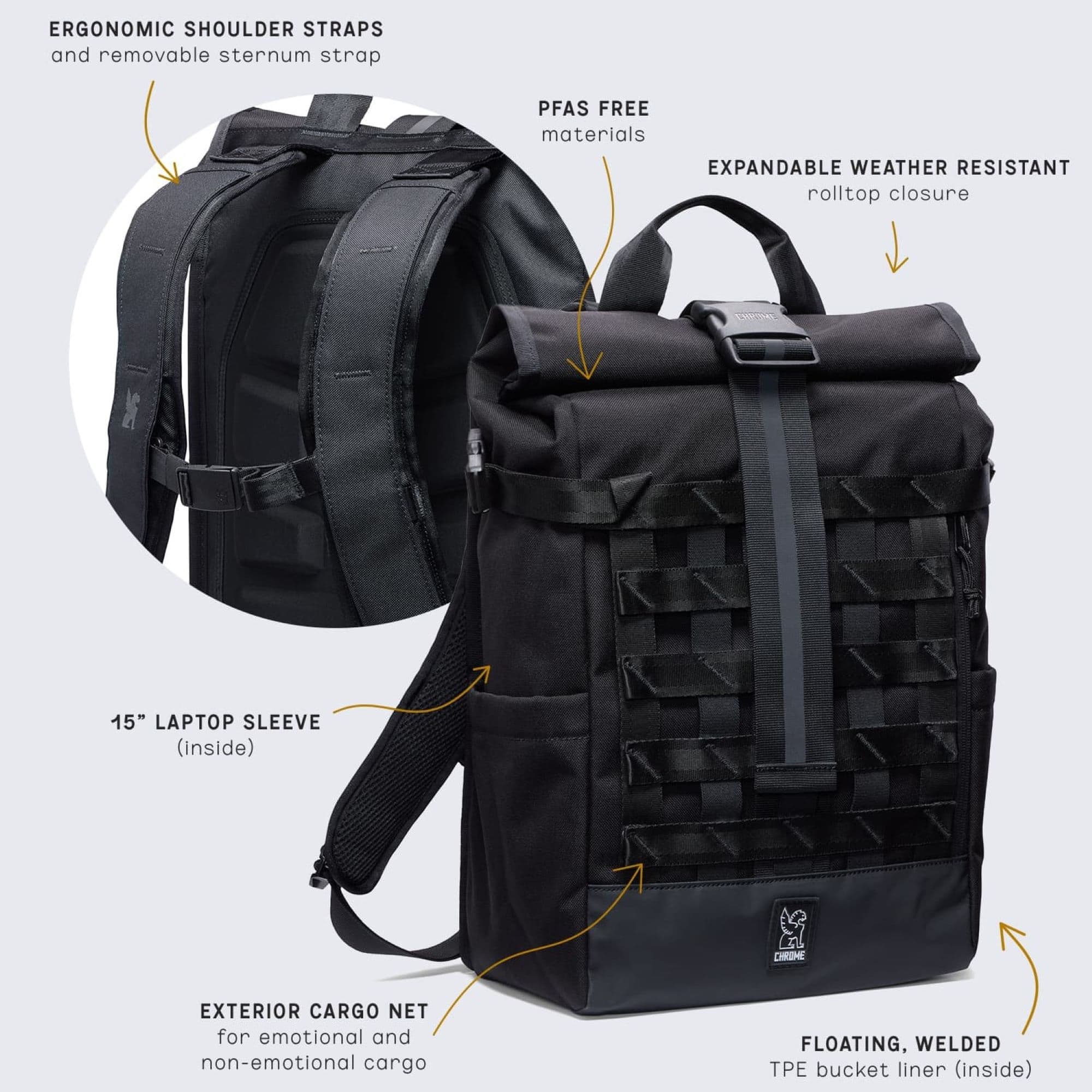 Features of the Barrage 18L